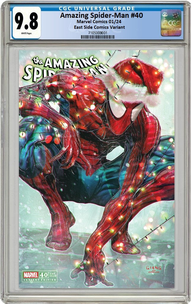 AMAZING SPIDER-MAN 40 JOHN GIANG SPIDEY HOLIDAY VARIANT