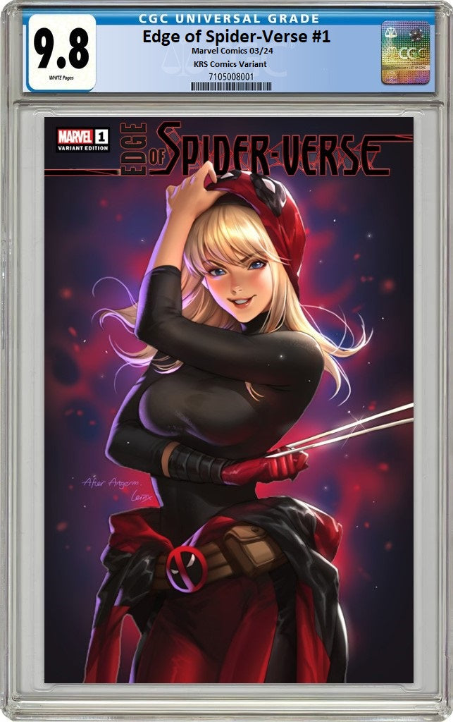 EDGE OF SPIDER-VERSE 1 LEIRIX ARTGERM HOMAGE VARIANTS