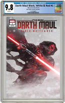 DARTH MAUL BLACK WHITE AND RED 1 RAHZZAH VARIANT