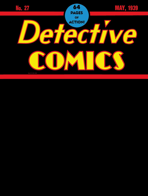 DETECTIVE COMICS #27 BLACK BLANK NYCC VARIANT