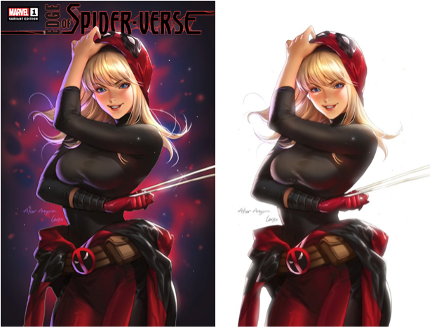 EDGE OF SPIDER-VERSE 1 LEIRIX ARTGERM HOMAGE VARIANTS