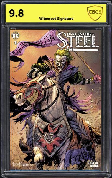 DARK KNIGHTS OF STEEL #1 SIGNED 9.8 - 2/1/21 - The Comic Construct