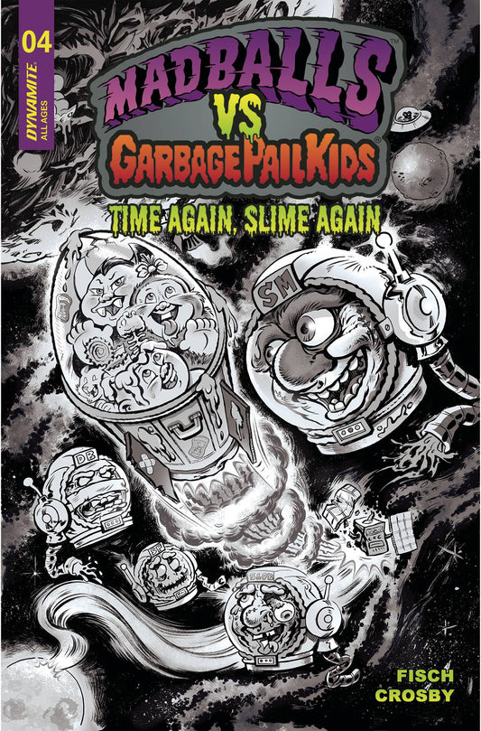 MADBALLS VS GARBAGE PAIL KIDS SLIME AGAIN #4 CVR E 1:10 RATIO - The Comic Construct